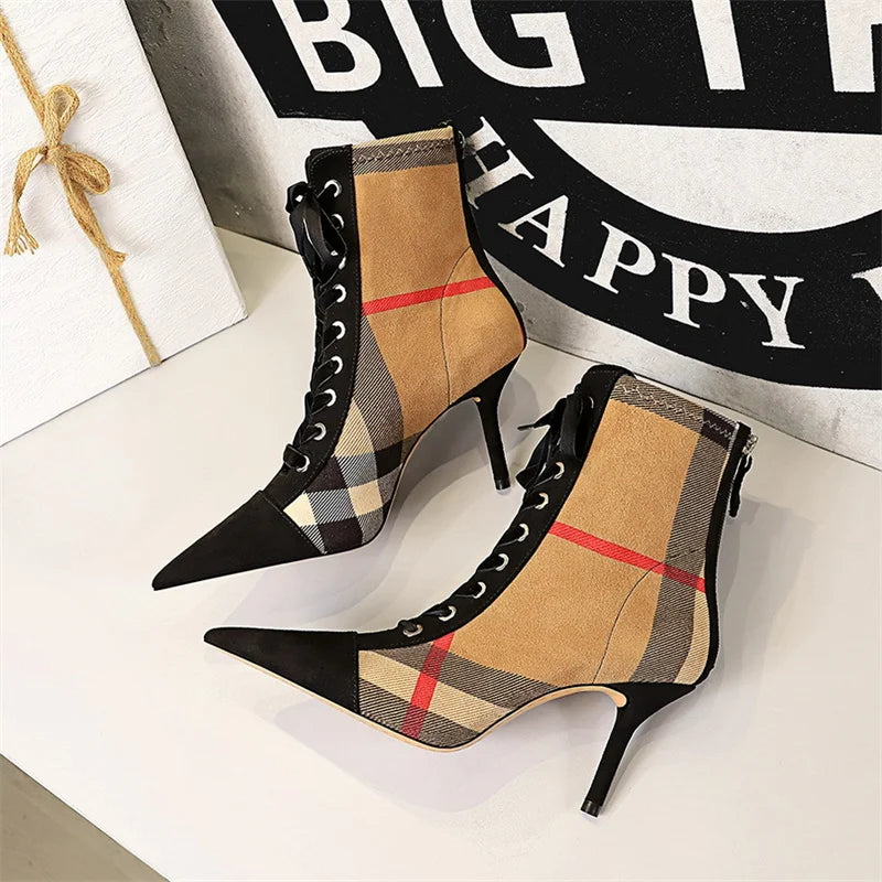 Women's Fashion High Heel Boots