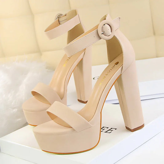 Women's Fashion Elegant Platform Designer Heels
