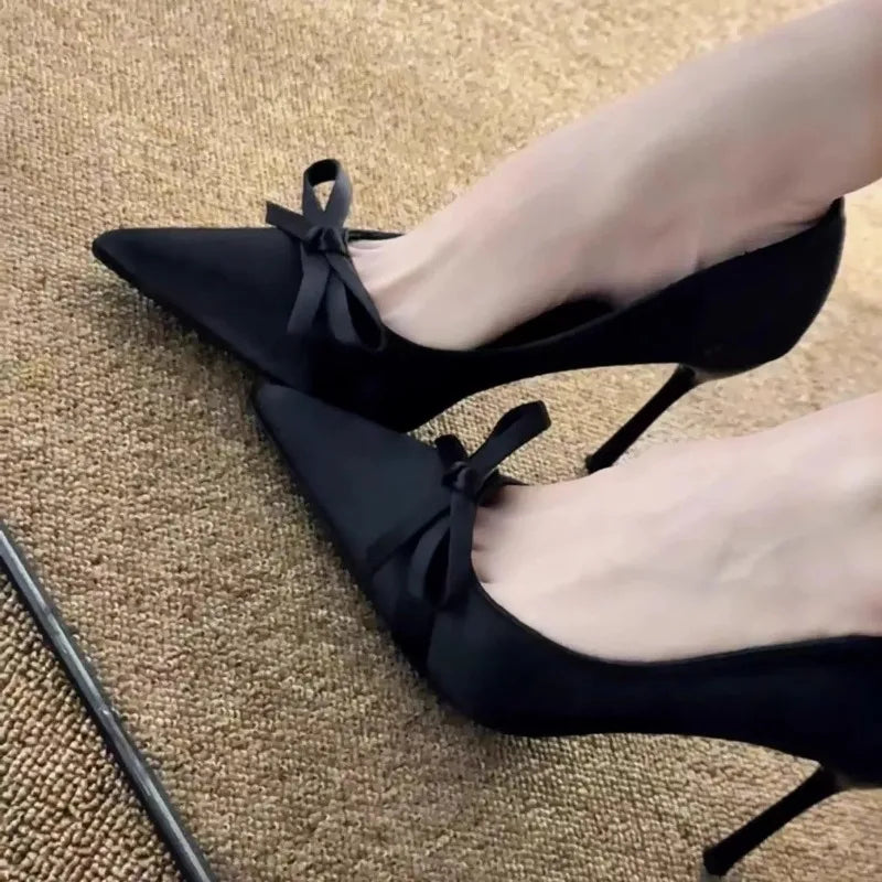 Women's Designer High Bow Heels