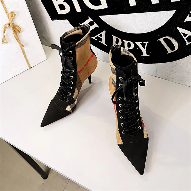 Women's Fashion High Heel Boots