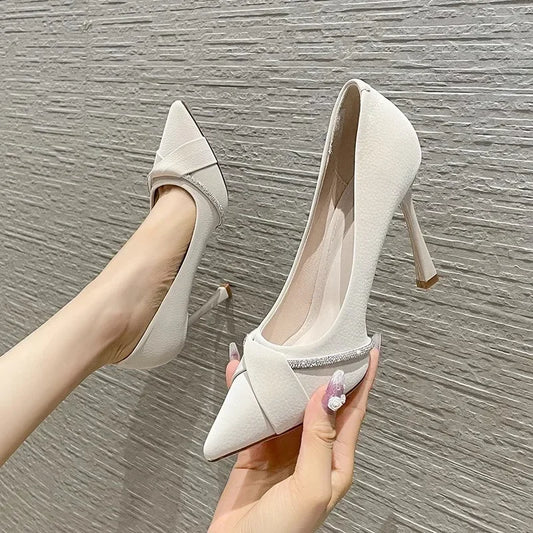 Women's Elegant Crystal Designer High Heels